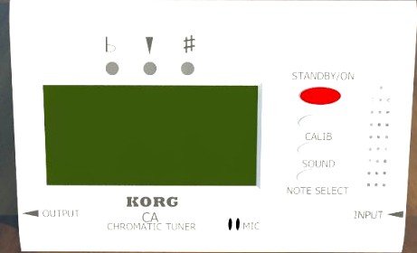 KORG Guitar Tuner 3D Model