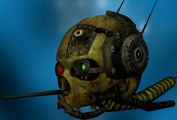 Skull Warhammer 40K 3D Model