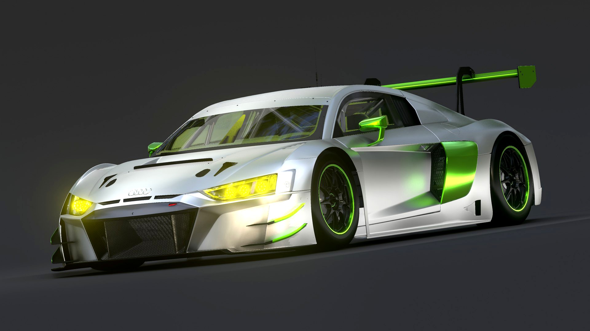 Racecar EVO 2019 2020 HQ  3D model