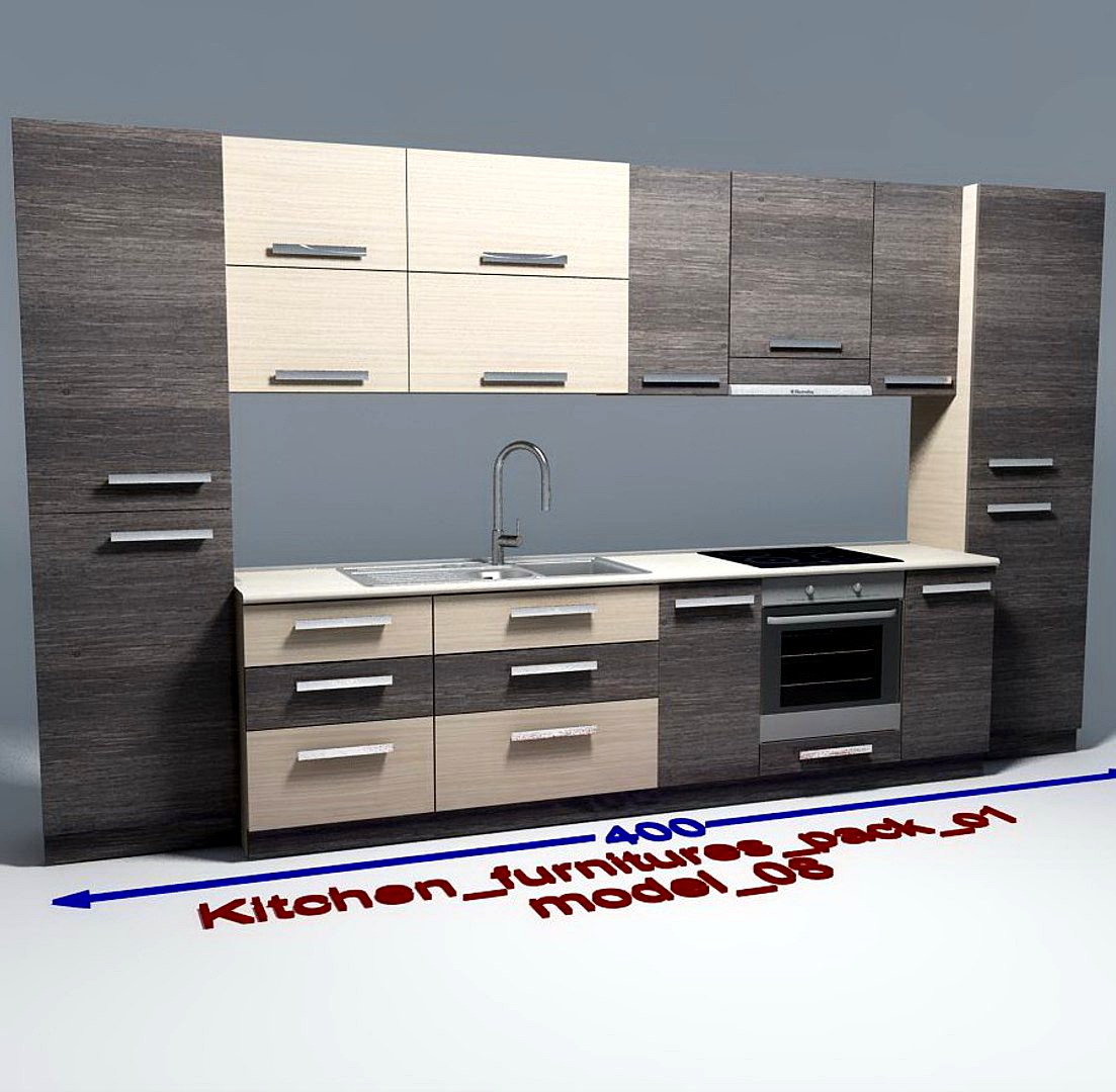 Kitchen furnitures with accesories model 08