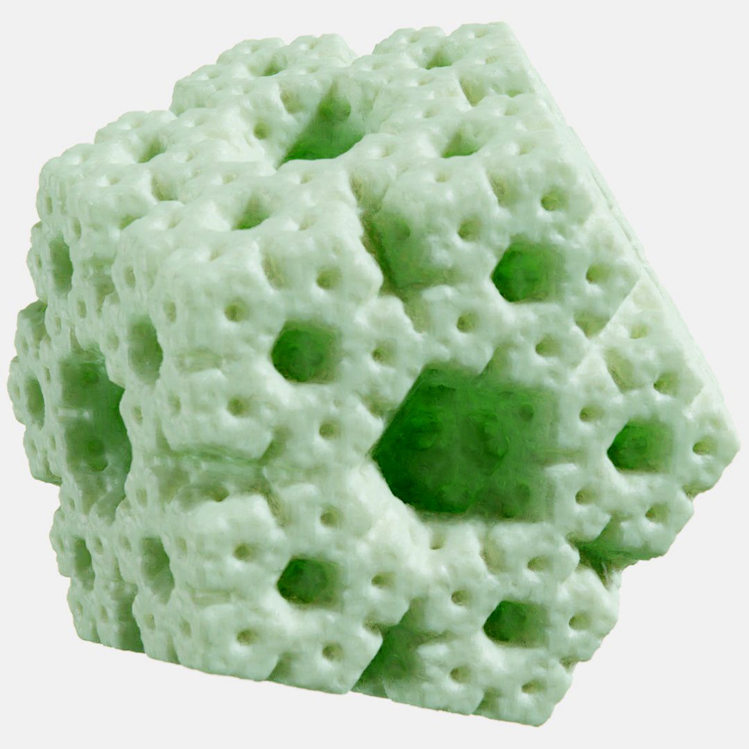 Fractal shape - kaleidoscopic IFS model