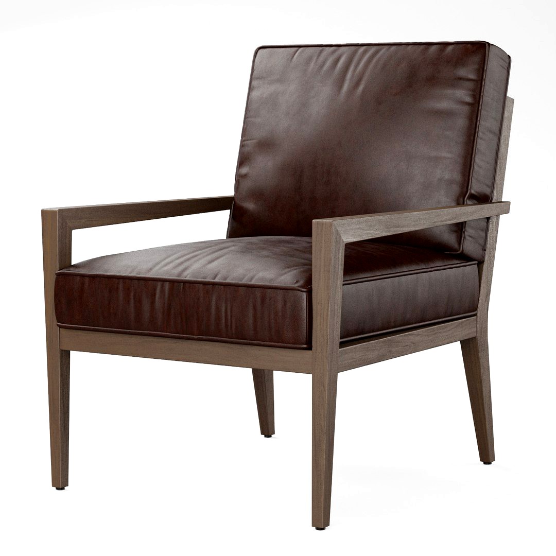 PB ANDREW LEATHER ARMCHAIR