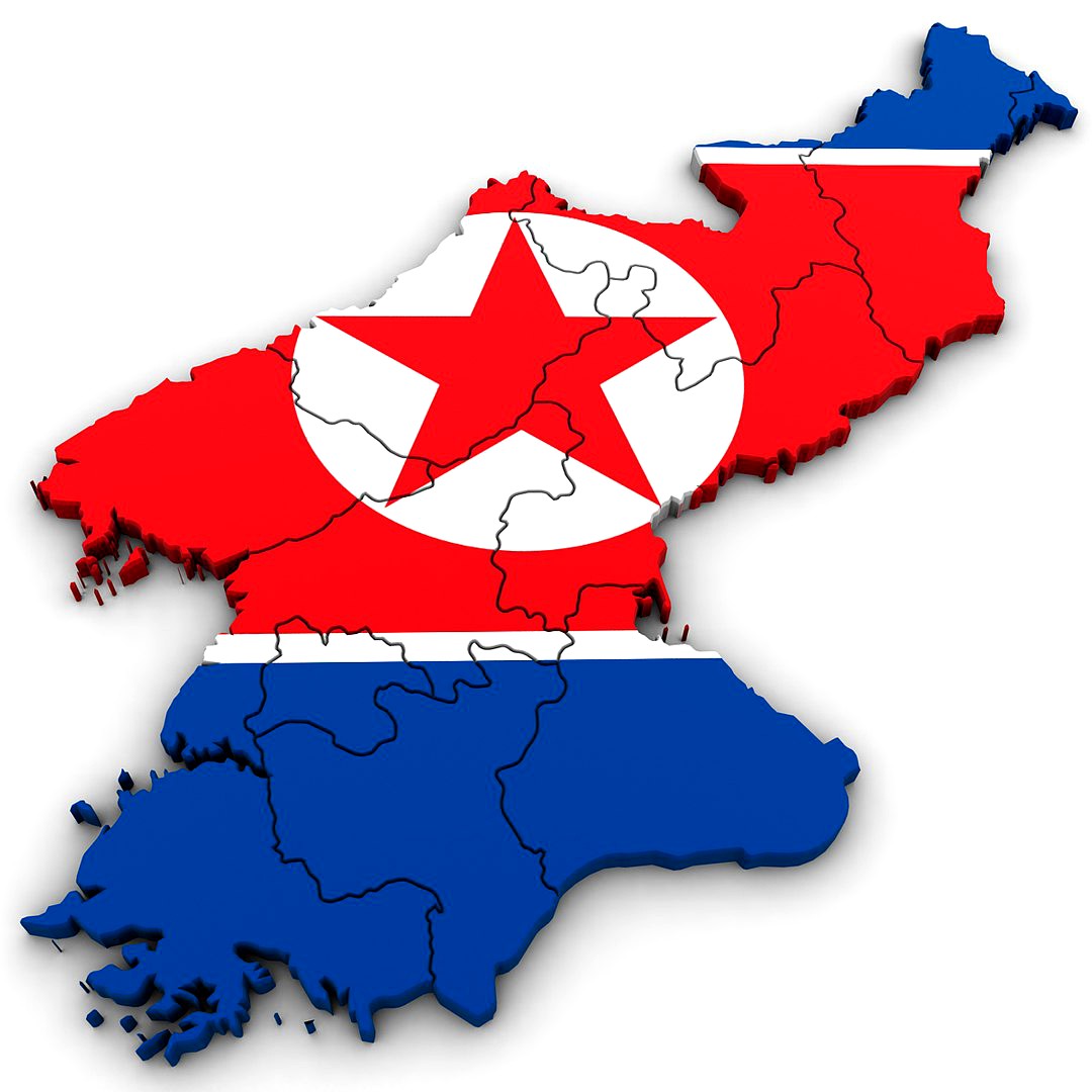 Political Map of North Korea