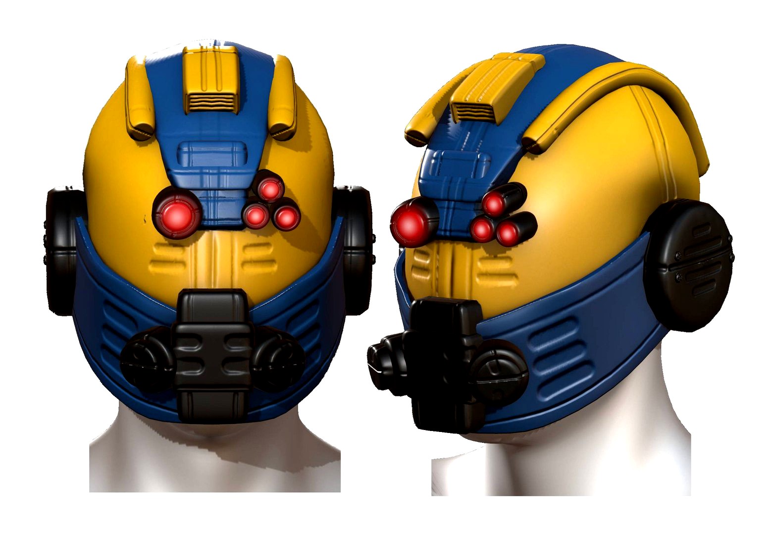 Helmet scifi fantasy futuristic military Scifi