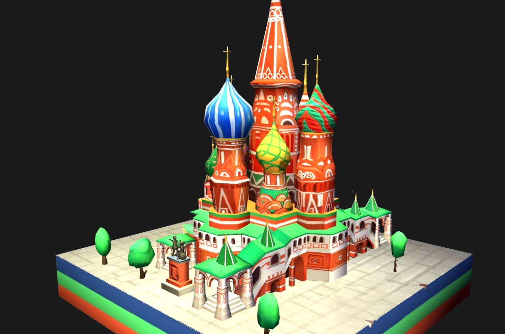 Moscow Kremlin Saint Basil's Cathedral