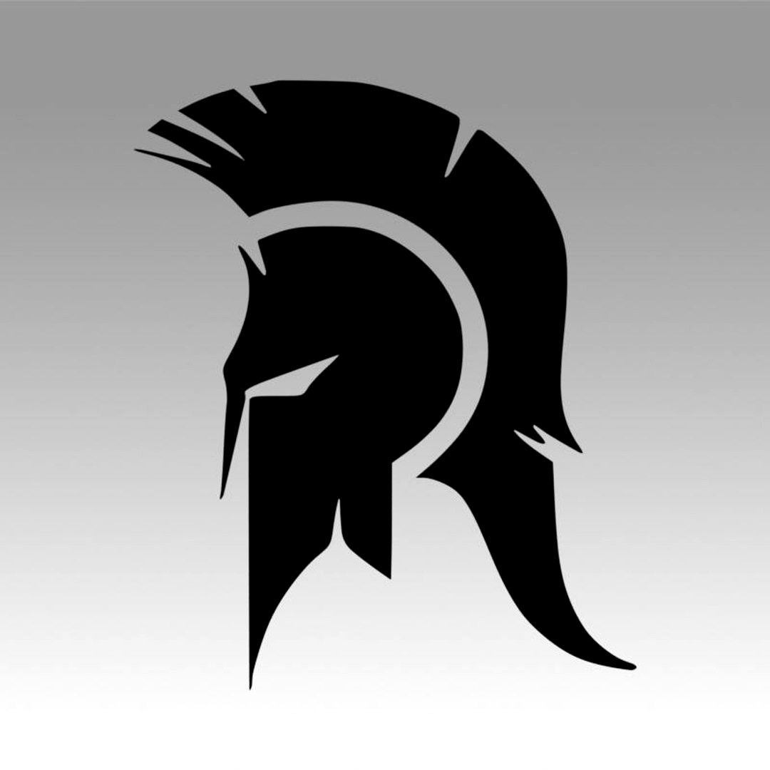 Spartan logo lasercut