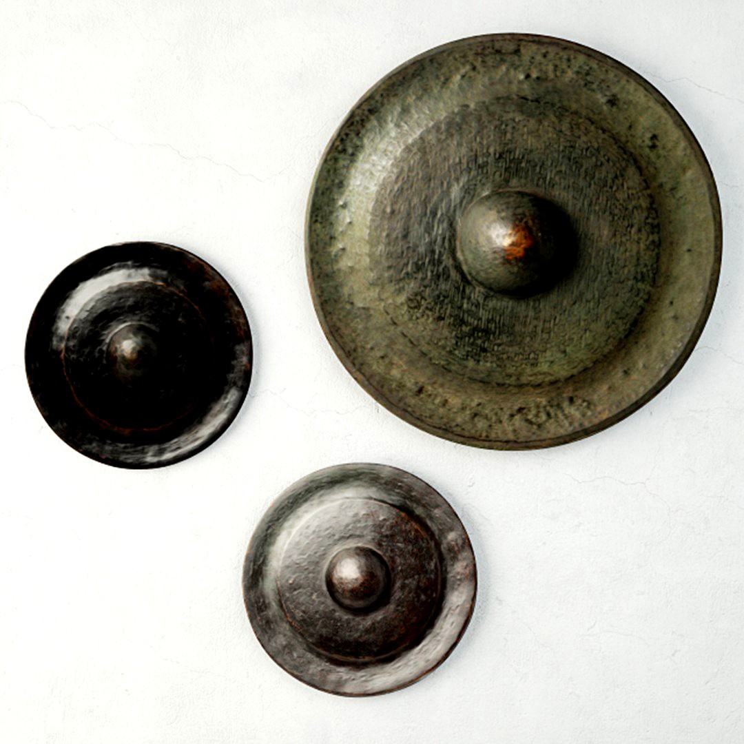 19th Century Laos Bronze Gongs