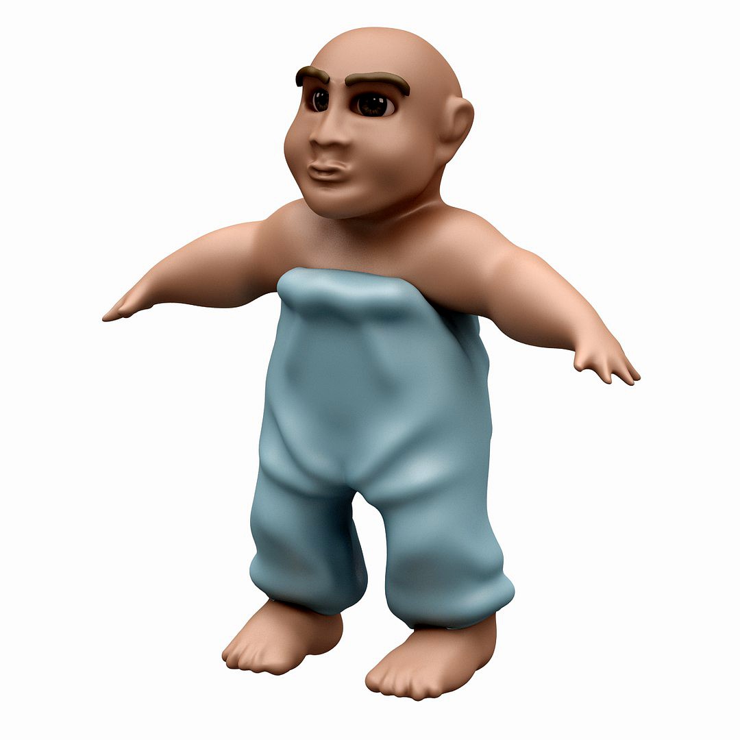 Child 001 LOWPOLY - TOPOLOGY (Not Rigged)