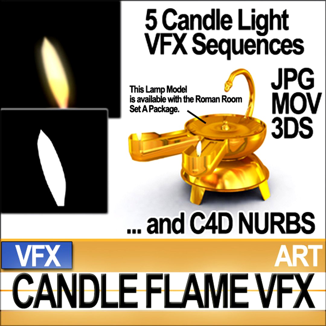 Visual FX Candle Flame Sequence