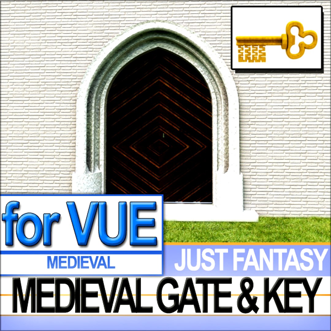 Medieval Gate & Medieval Key