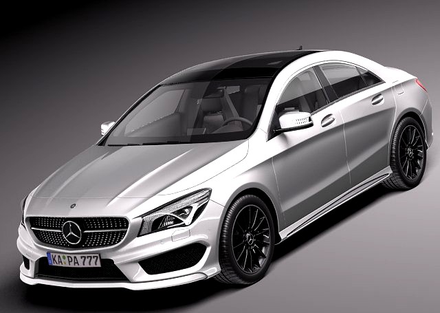 MercedesBenz CLAclass AMG 2014 3D Model