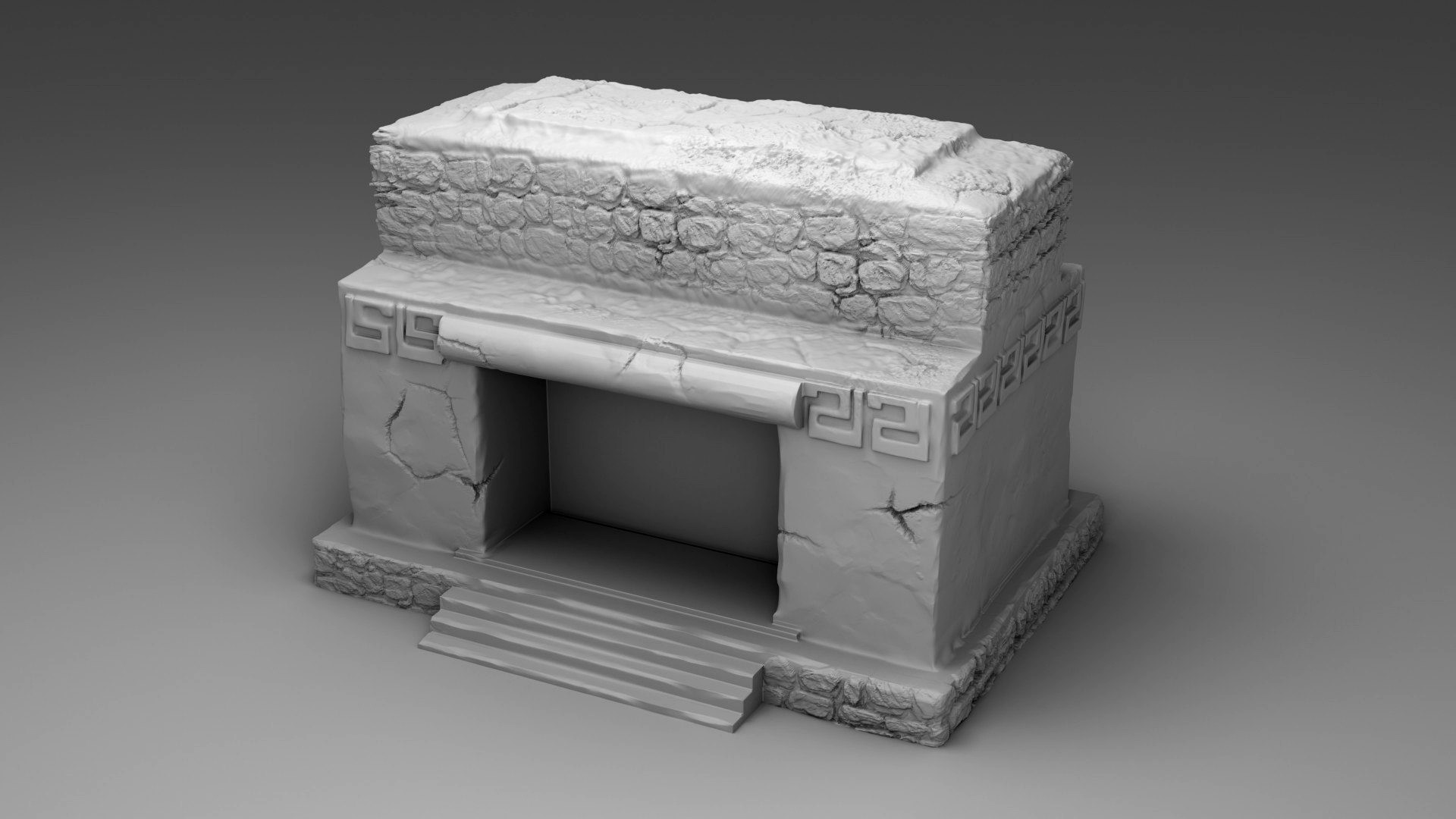 Mayan fireplace