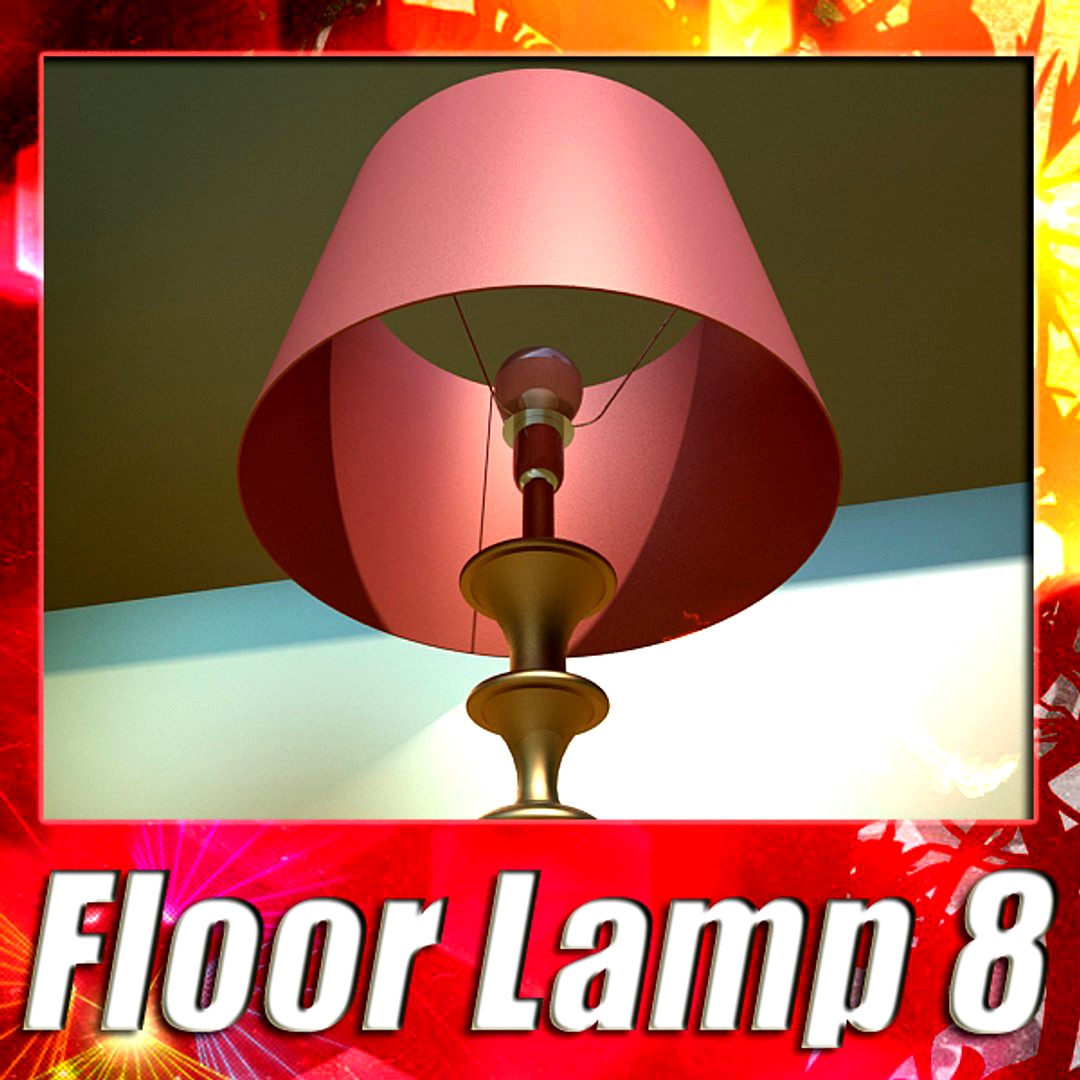 Modern Floor Lamp 08 - Lunette