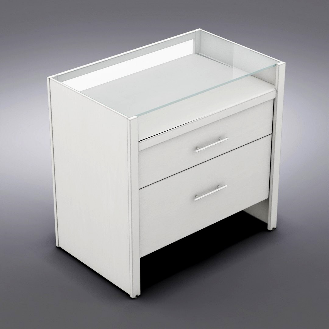 Crate&Barrel - Reese White Compact Office