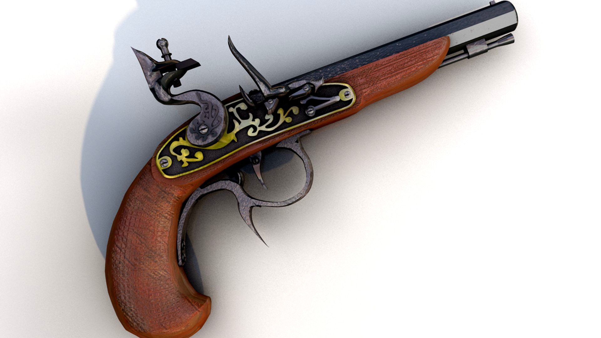 Buccaneer Flintlock Antique Pistol