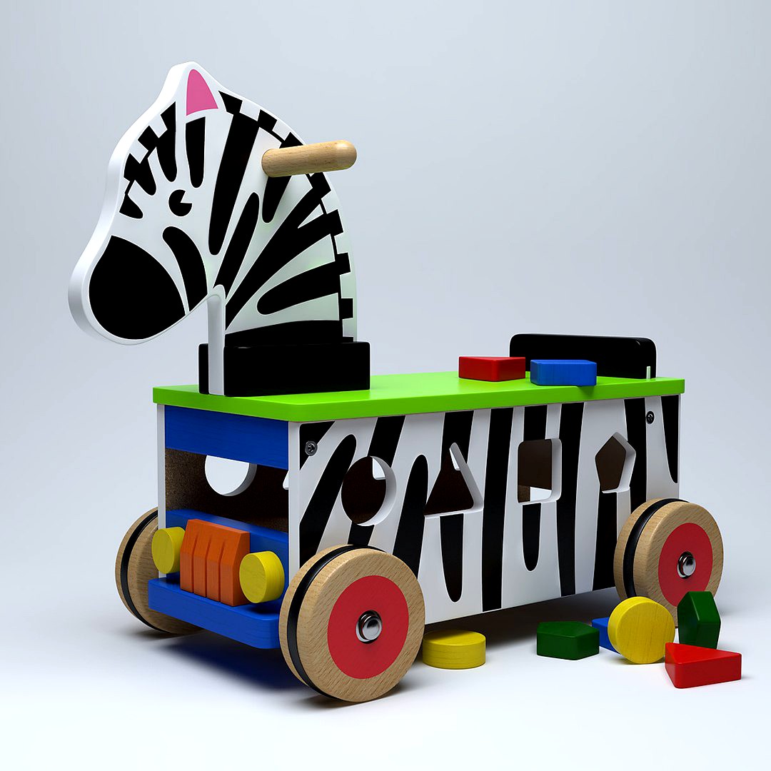 Ride-On Zebra