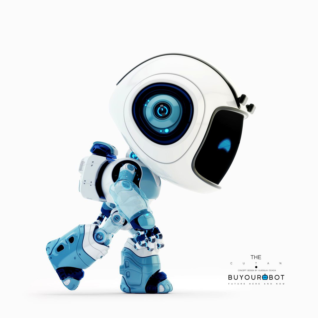 Lovely robot - friendly toy companion