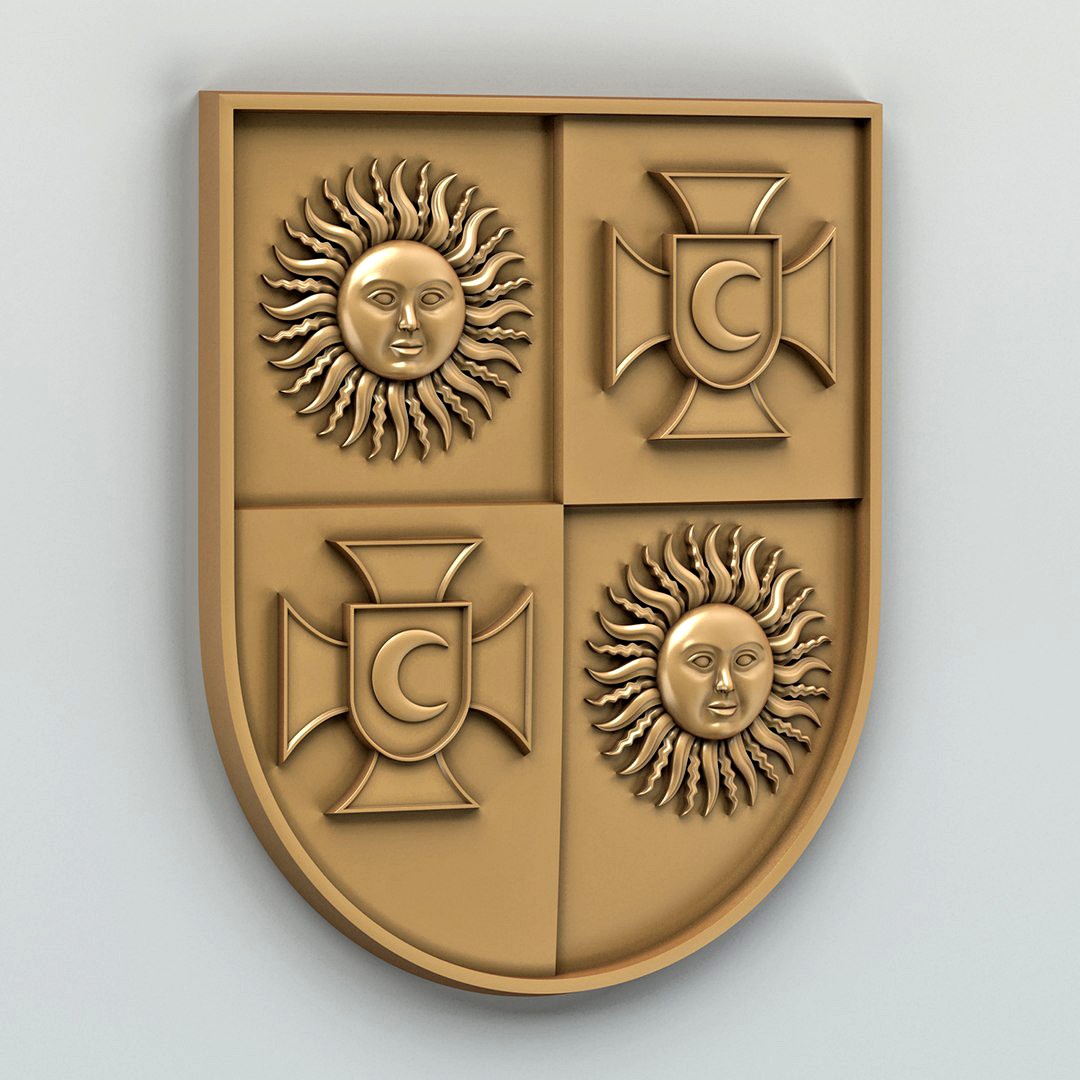 Coat of arms of Vinnitsa region. Ukraine
