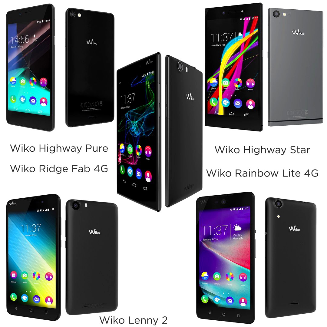 Wiko Highway Pure 4G, Wiko Highway Star, Wiko Lenny 2, Wiko Ridge Fab 4G, Wiko Rainbow Lite 4G