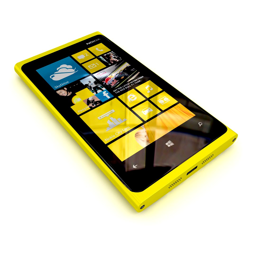new flagship phone Nokia Lumia 920 Yellow