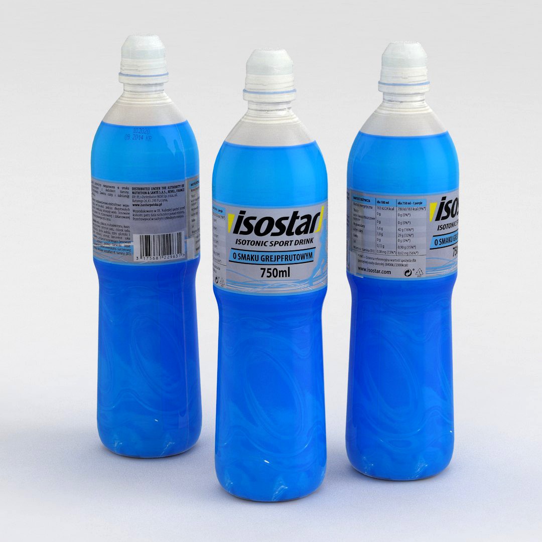 Beverage Bottle Isostar Isotonic Grapefruit 750ml 2020