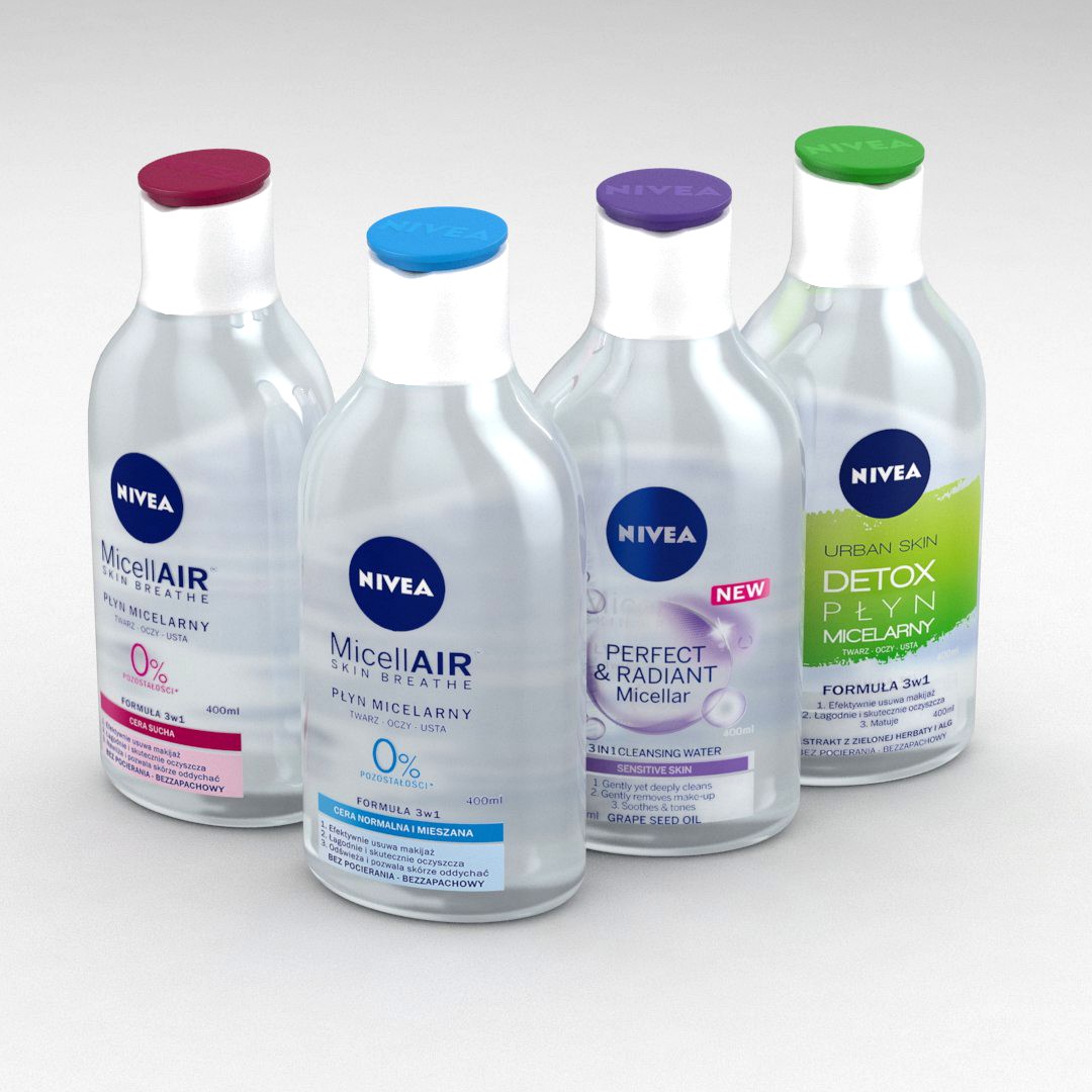 Nivea MicellAIR Micellar Water Bottles Collection 400ml