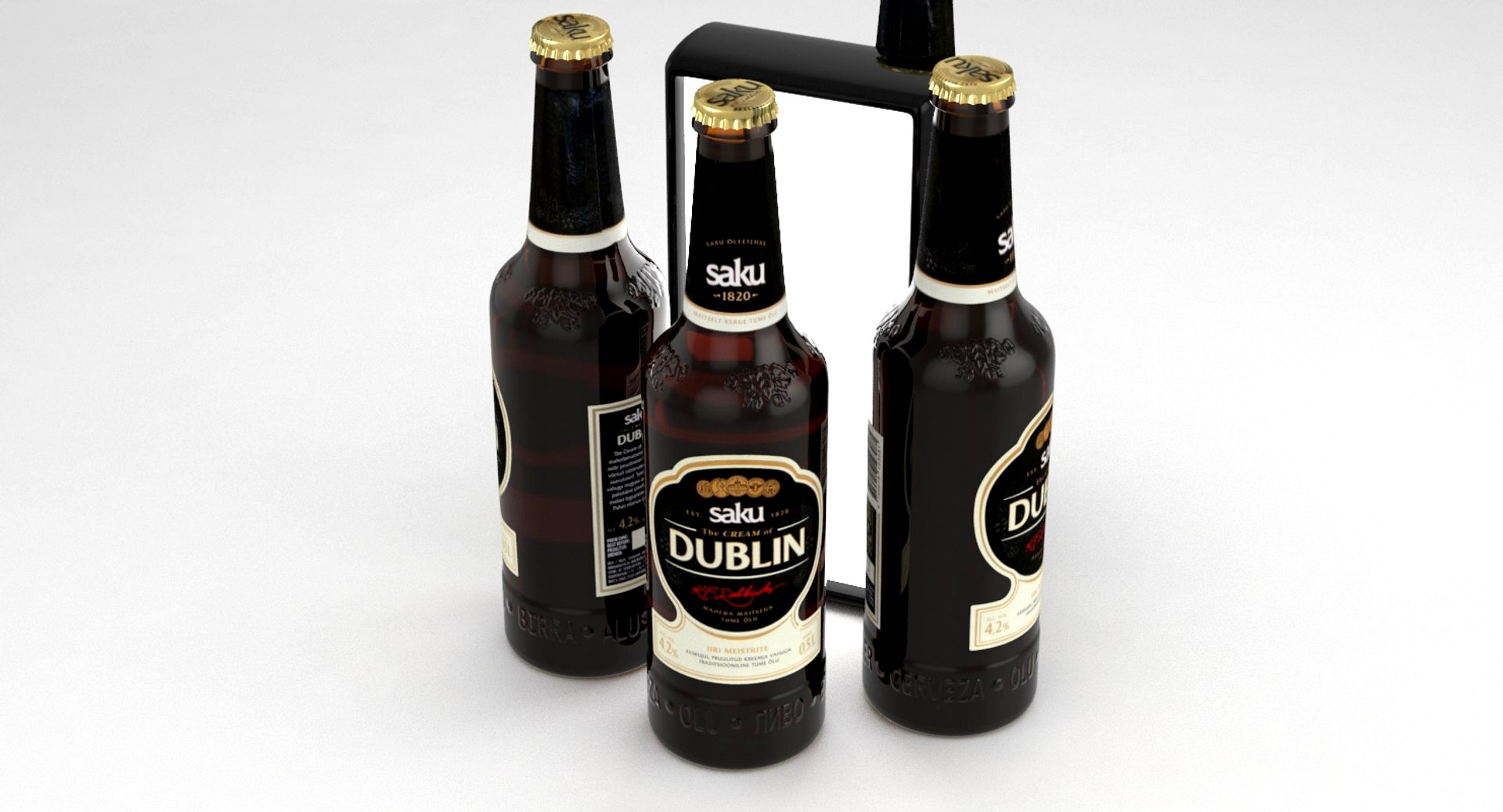Beer Bottle Saku Dublin 500ml
