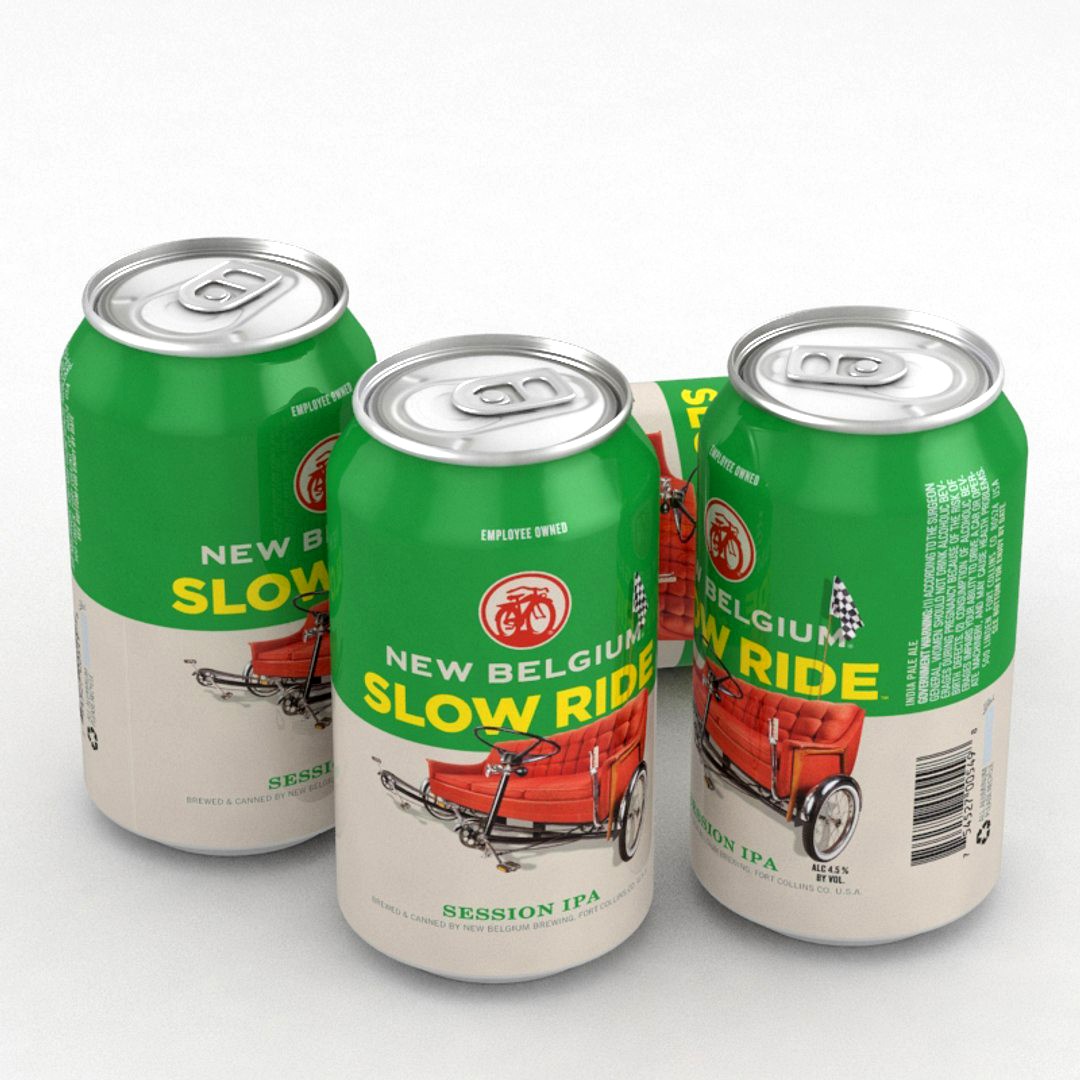 Beer Can New Belgium Slow Ride Session IPA 12fl oz