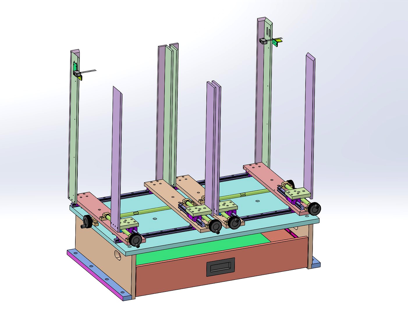 Positioning screw mechanism