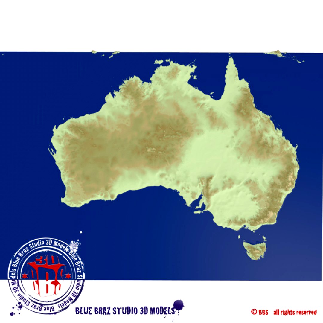 Australia elevation
