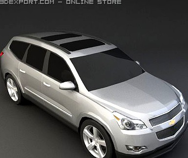 Chevrolet traverse 3d model car 3D Model