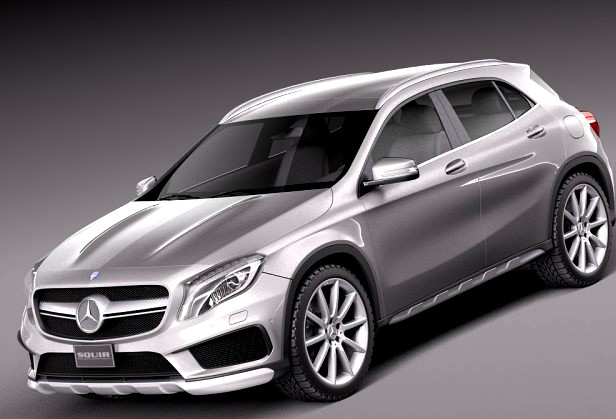 MercedesBenz GLA 45AMG 2014 3D Model