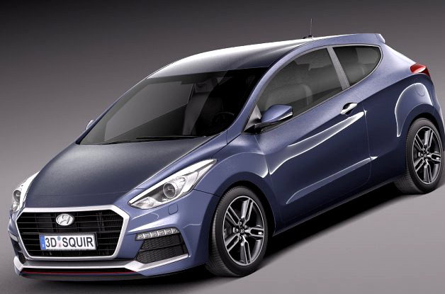 Hyundai i30 Turbo 3door 2015 3D Model