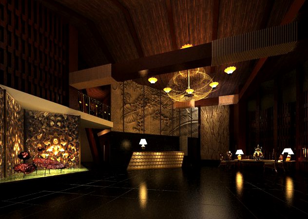 Lobby Space 187 3D Model