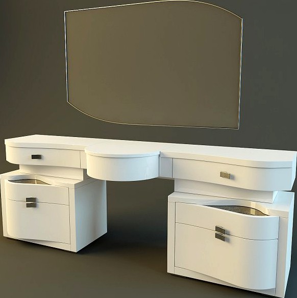 Dressing table Rubino by Treci 3D Model