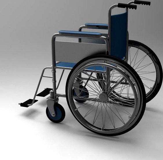 Wheel Chair 3D Model