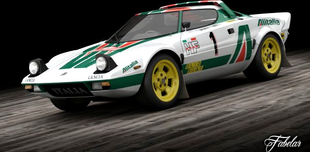 Lancia Stratos HF 3D Model