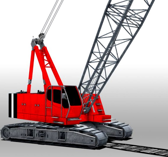 Yard Crane 3D Model