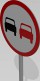 No overtaking sign 3D Model