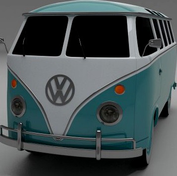 VW Bus Mk 1 3D Model