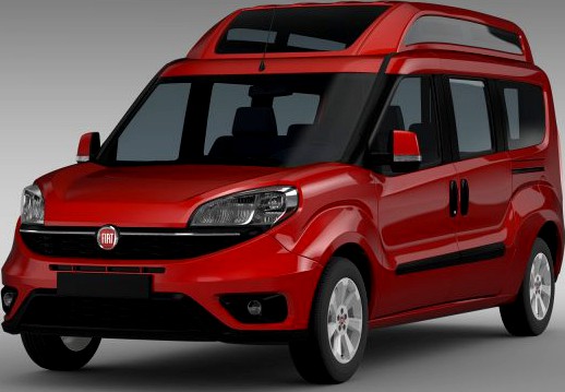 Fiat Doblo HighRoof Maxi 263 2015 3D Model
