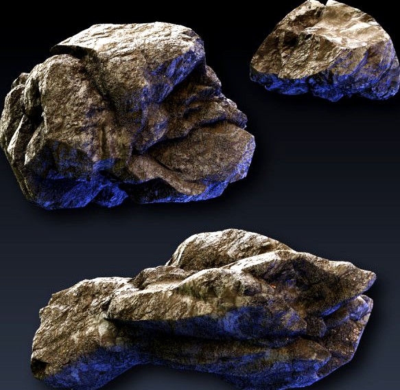 Rock Collection 02 3D Model
