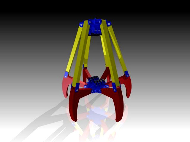 Print Ready Grabber crane 3D Model