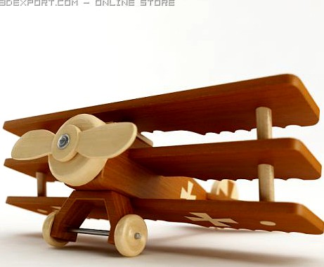 Toy Fokker DR1 3D Model