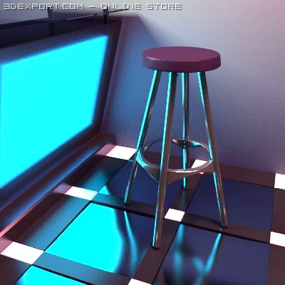 Stool 01 3D Model