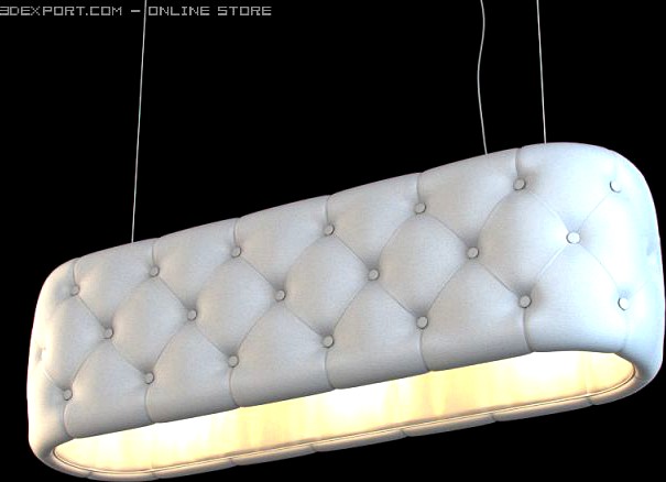 Leather Lampshade 18 3D Model