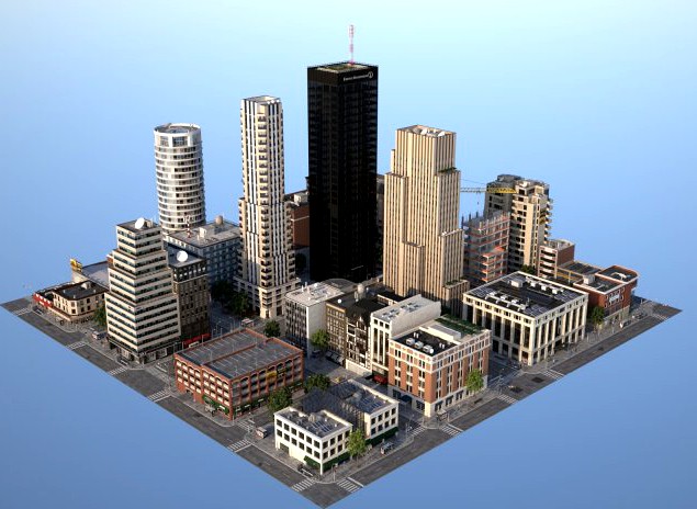 City KC2 3D Model