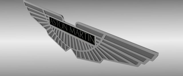 Aston Martin logo 3D Model