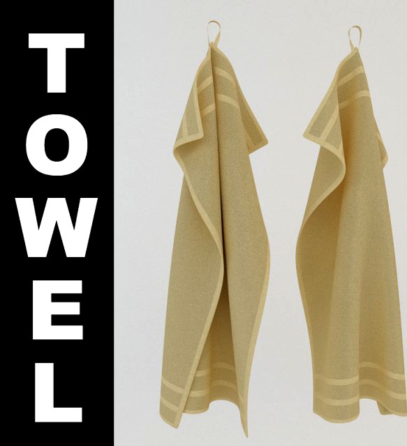 Hanging Towel 3D Model