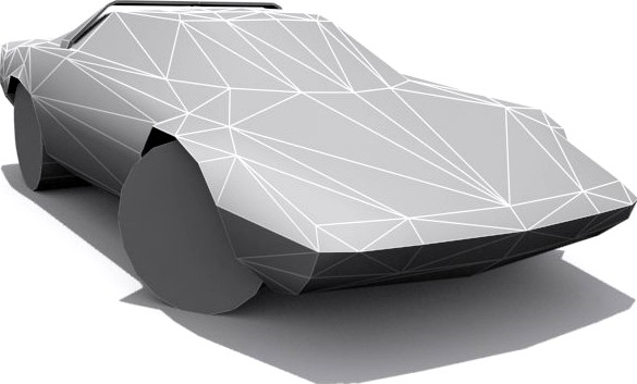 Lancia Stratos  Base 3D Model